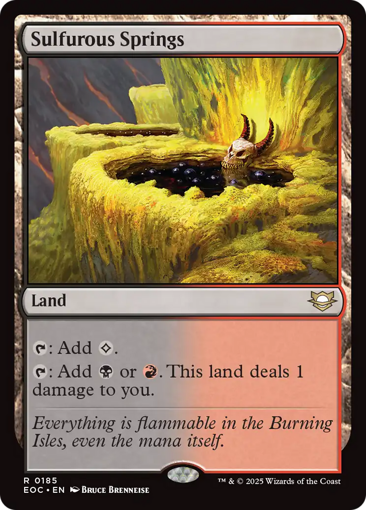 Sulfurous Springs [Edge of Eternities Commander] | Jack's On Queen