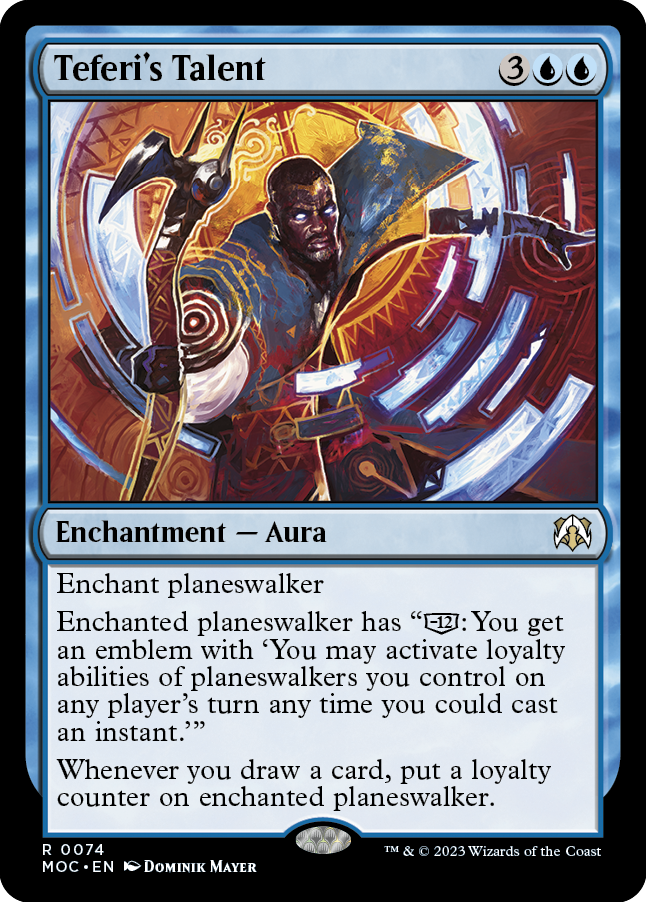 Teferi's Talent [March of the Machine Commander] | Jack's On Queen