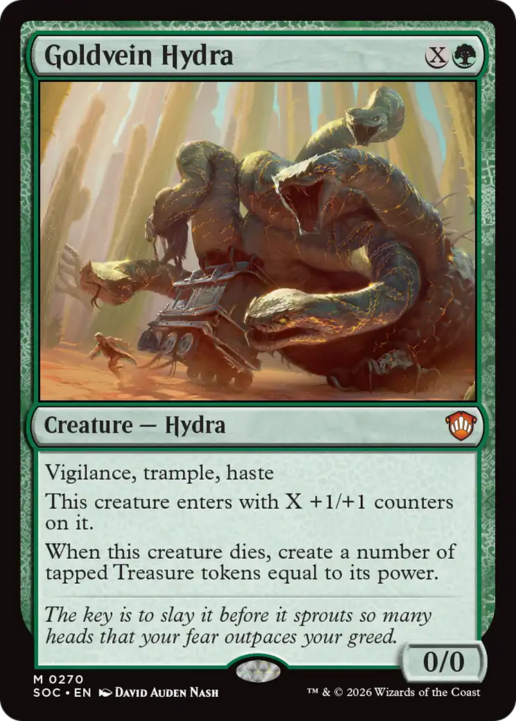 Goldvein Hydra [Secrets of Strixhaven Commander] | Jack's On Queen