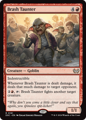 Brash Taunter [Duskmourn: House of Horror Commander] | Jack's On Queen