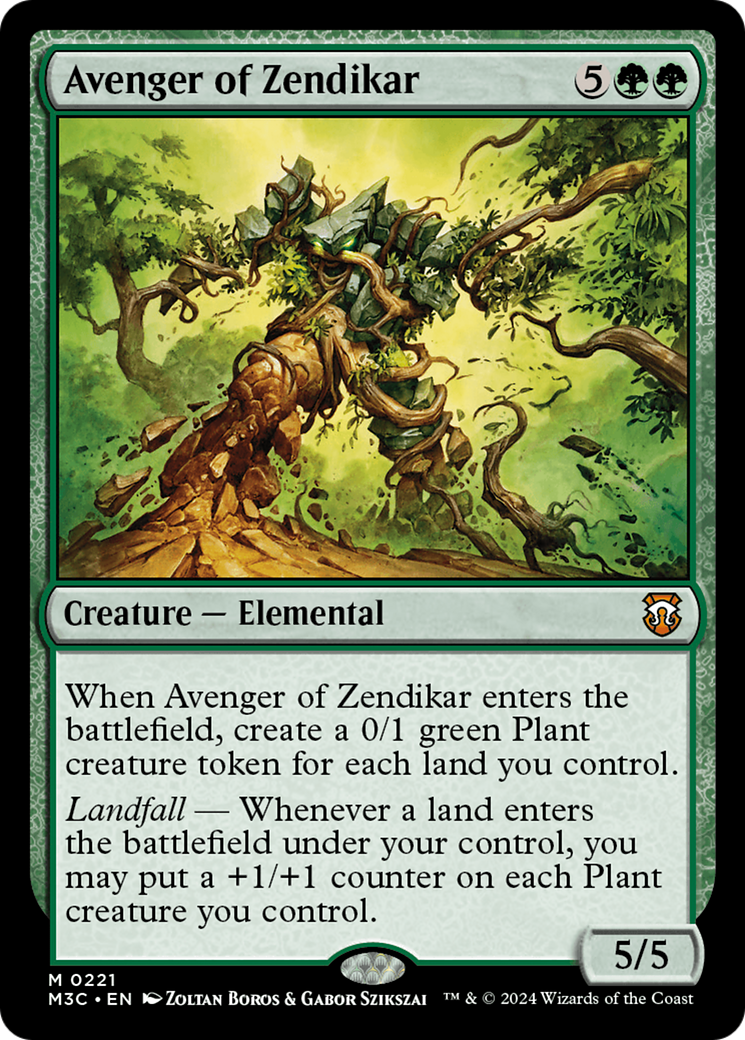 Avenger of Zendikar (Ripple Foil) [Modern Horizons 3 Commander] | Jack's On Queen