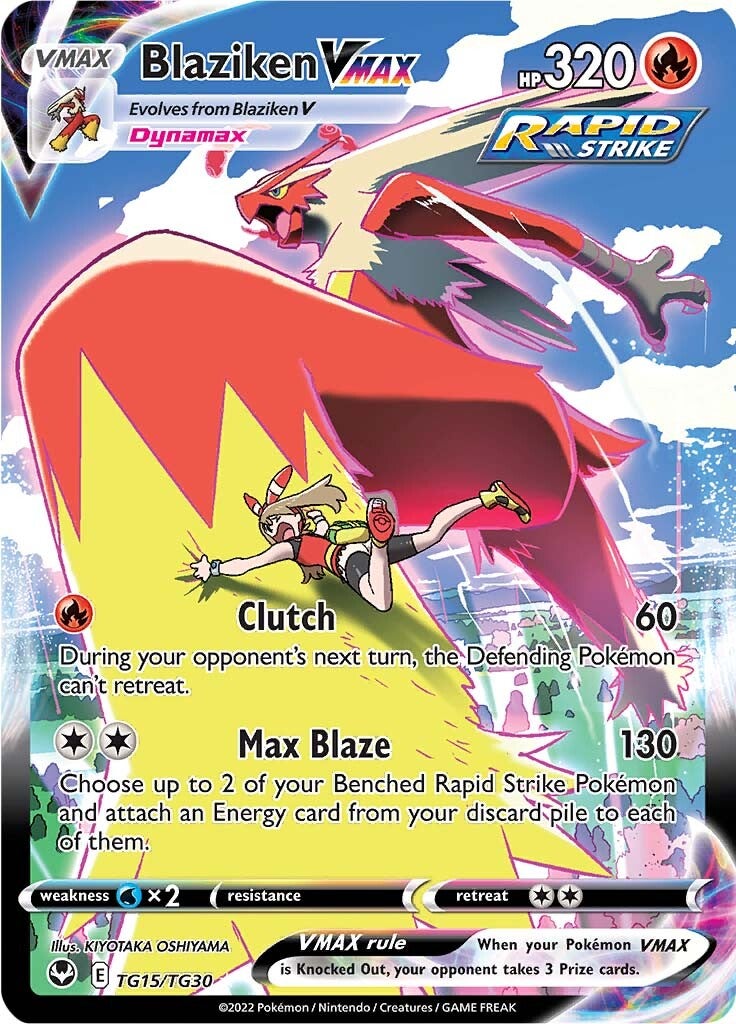 Blaziken VMAX (TG15/TG30) [Sword & Shield: Silver Tempest] | Jack's On Queen