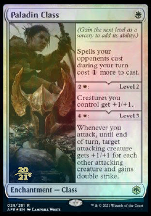 Paladin Class [Dungeons & Dragons: Adventures in the Forgotten Realms Prerelease Promos] | Jack's On Queen