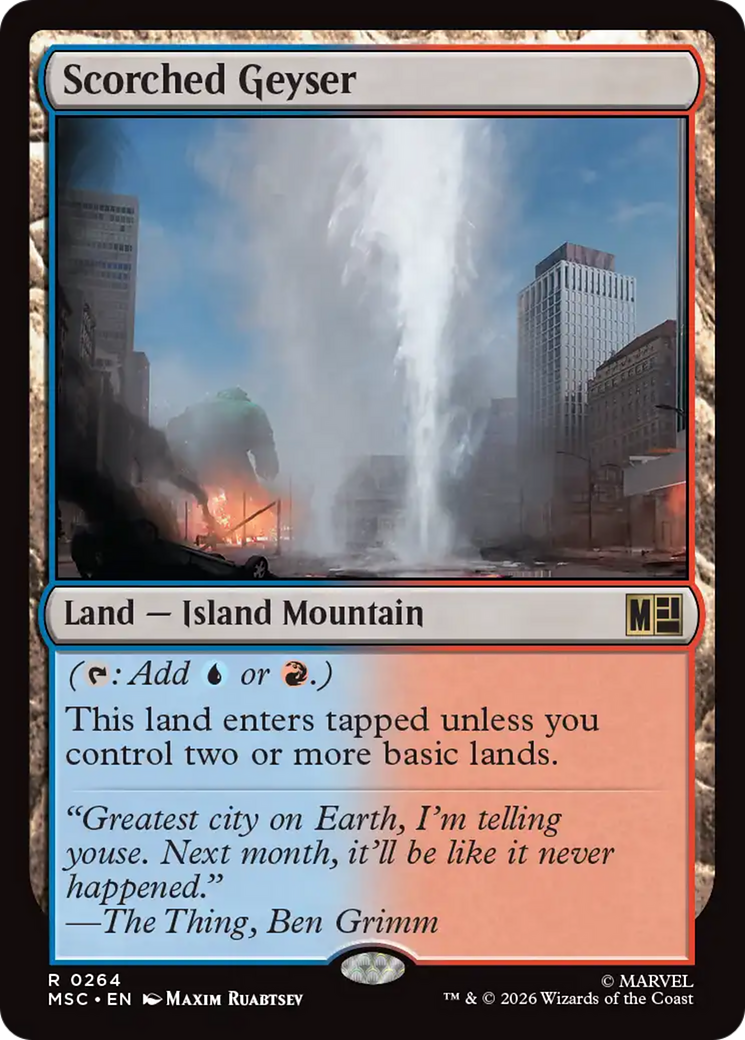 Scorched Geyser [Marvel Super Heroes Commander] | Jack's On Queen