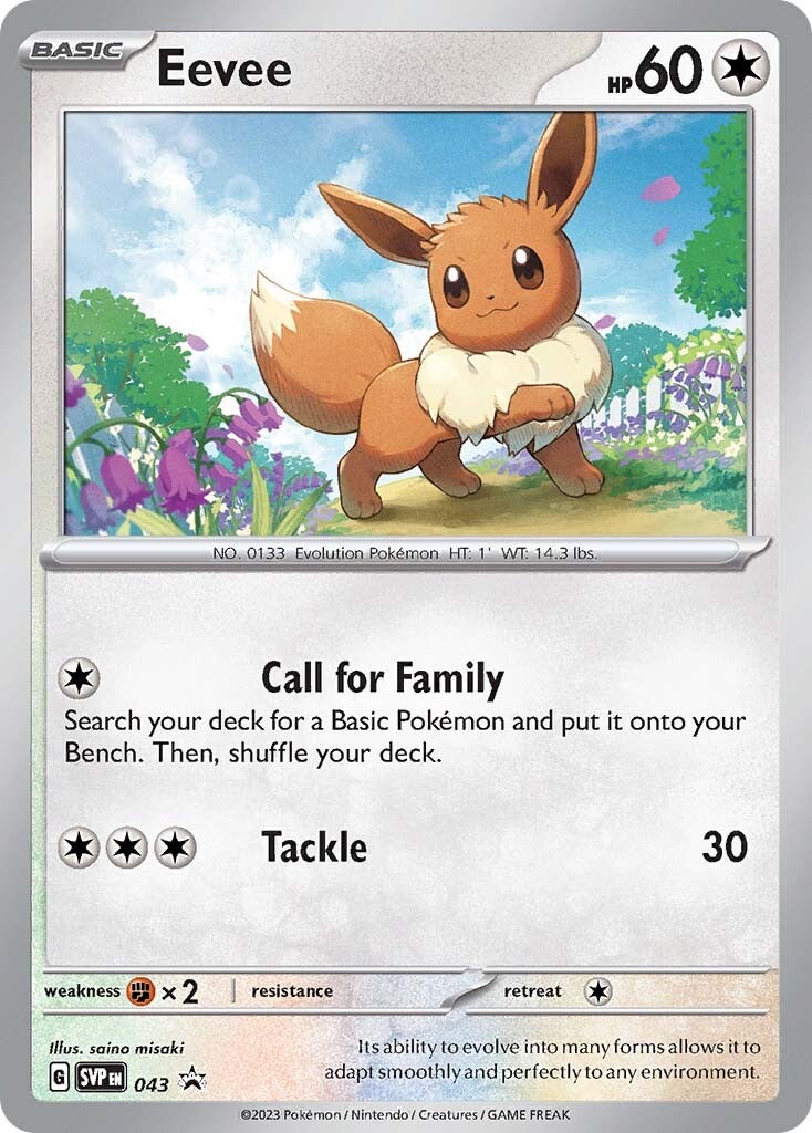 Eevee (043) [Scarlet & Violet: Black Star Promos] | Jack's On Queen