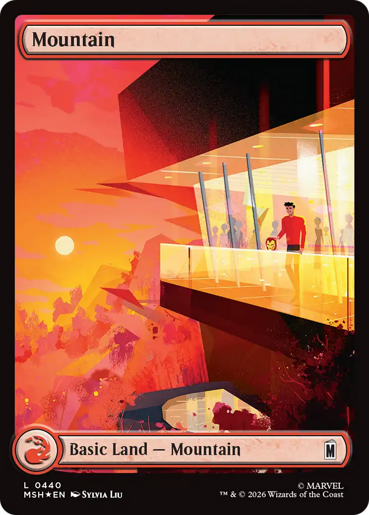 Mountain (0440) (Surge Foil) [Marvel Super Heroes] | Jack's On Queen