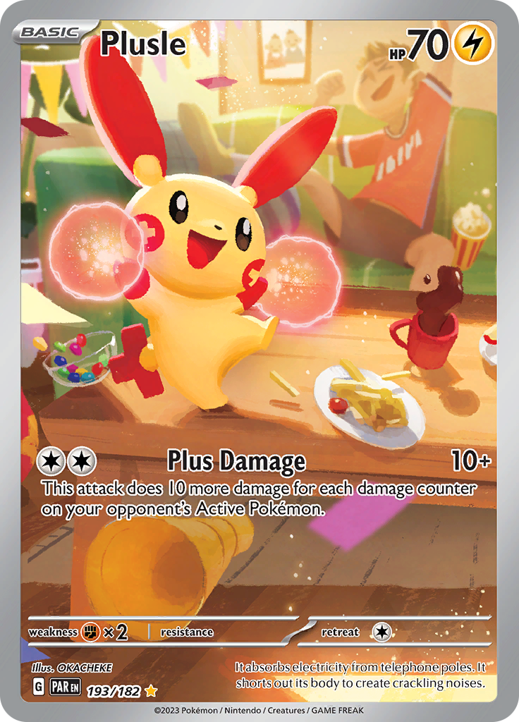 Plusle (193/182) [Scarlet & Violet: Paradox Rift] | Jack's On Queen