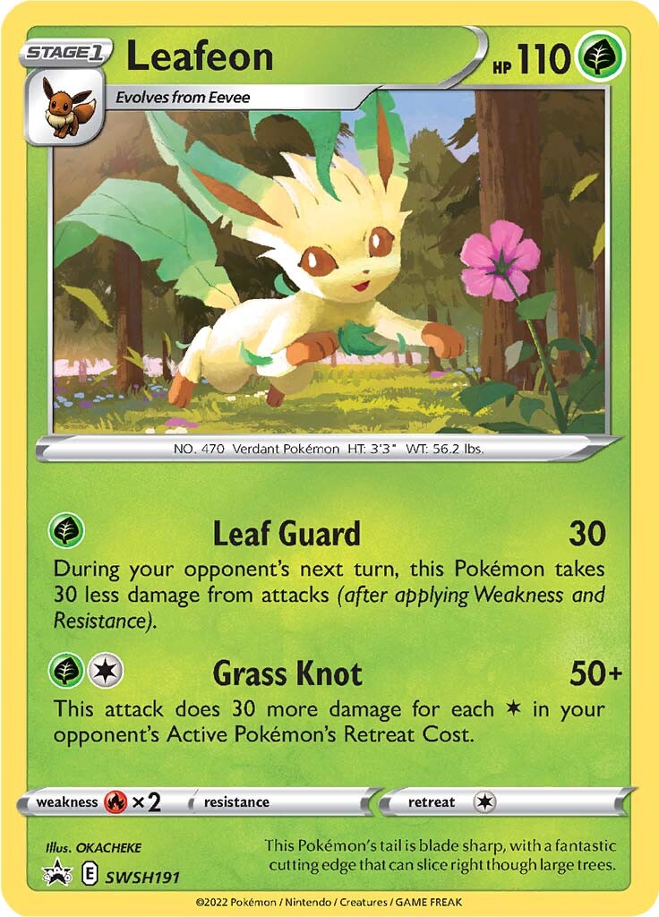 Leafeon (SWSH191) [Sword & Shield: Black Star Promos] | Jack's On Queen