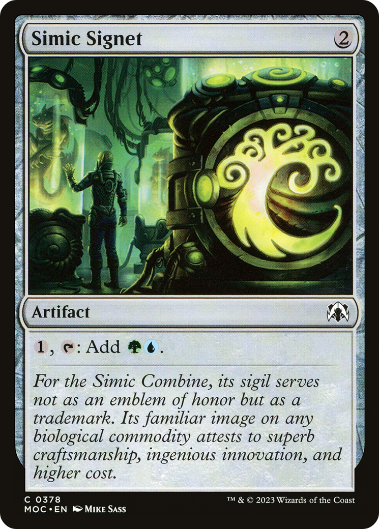 Simic Signet [March of the Machine Commander] | Jack's On Queen