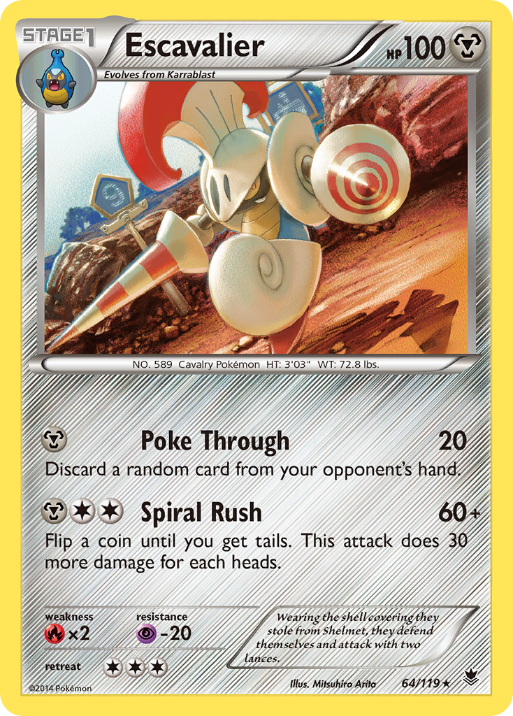 Escavalier (64/119) [XY: Phantom Forces] | Jack's On Queen