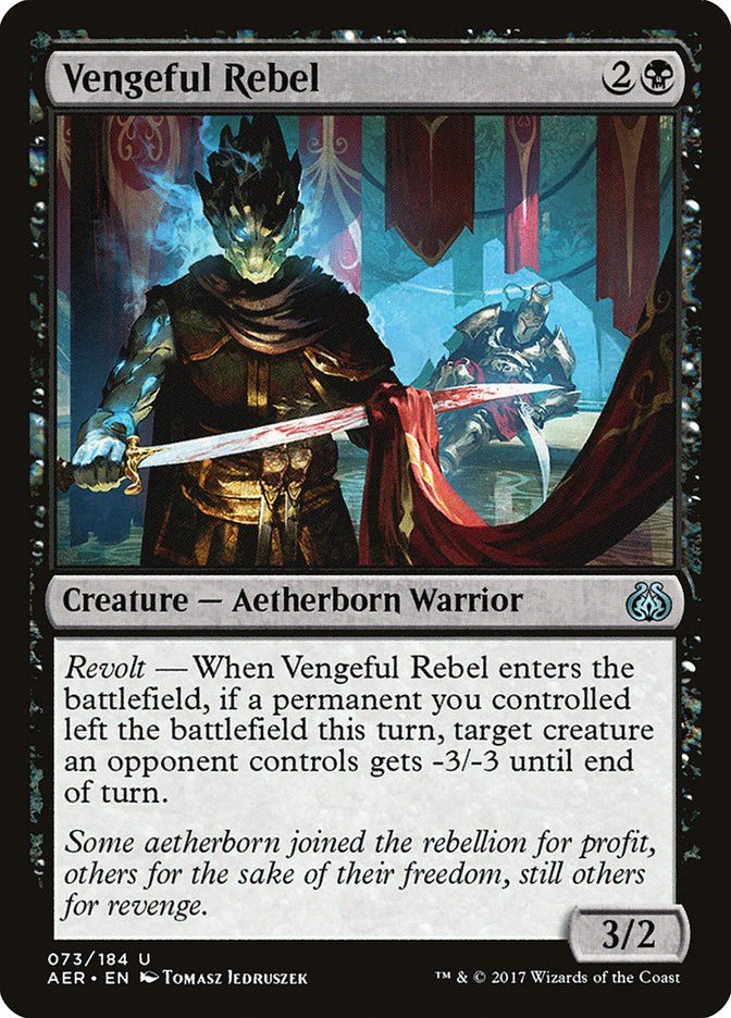 Vengeful Rebel [Aether Revolt] | Jack's On Queen