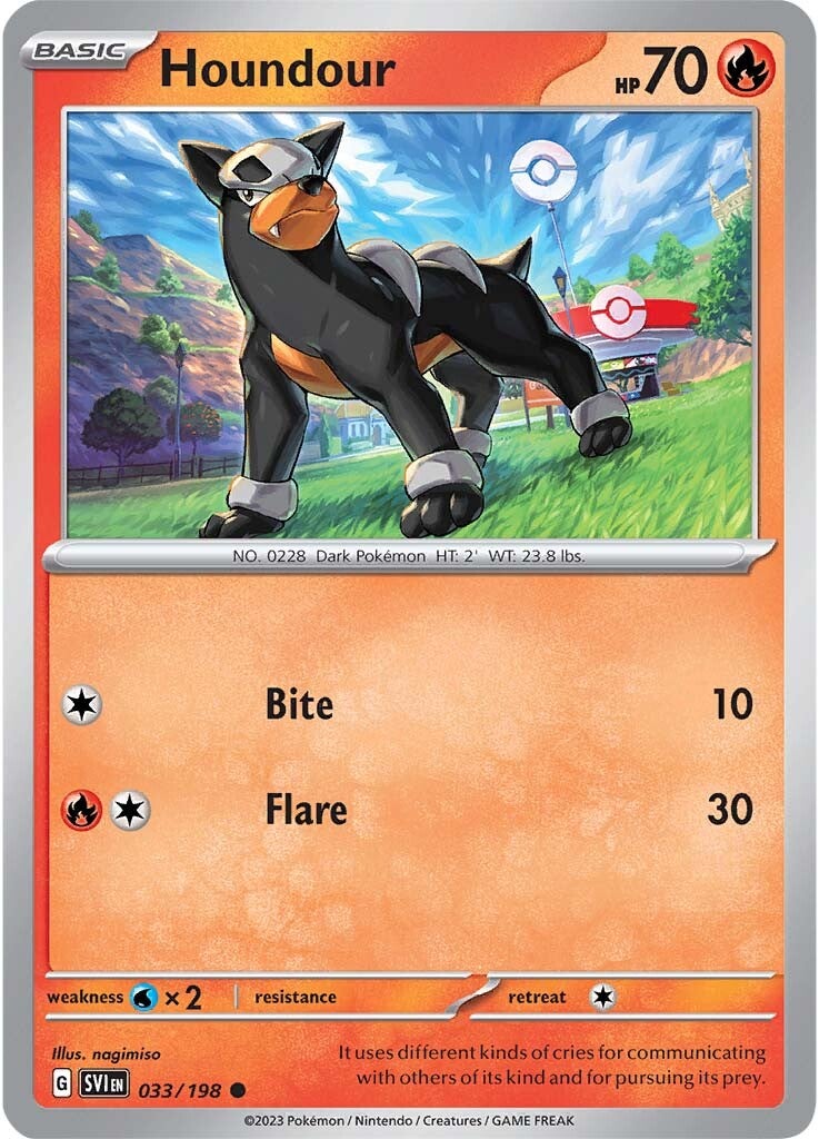 Houndour (033/198) [Scarlet & Violet: Base Set] | Jack's On Queen