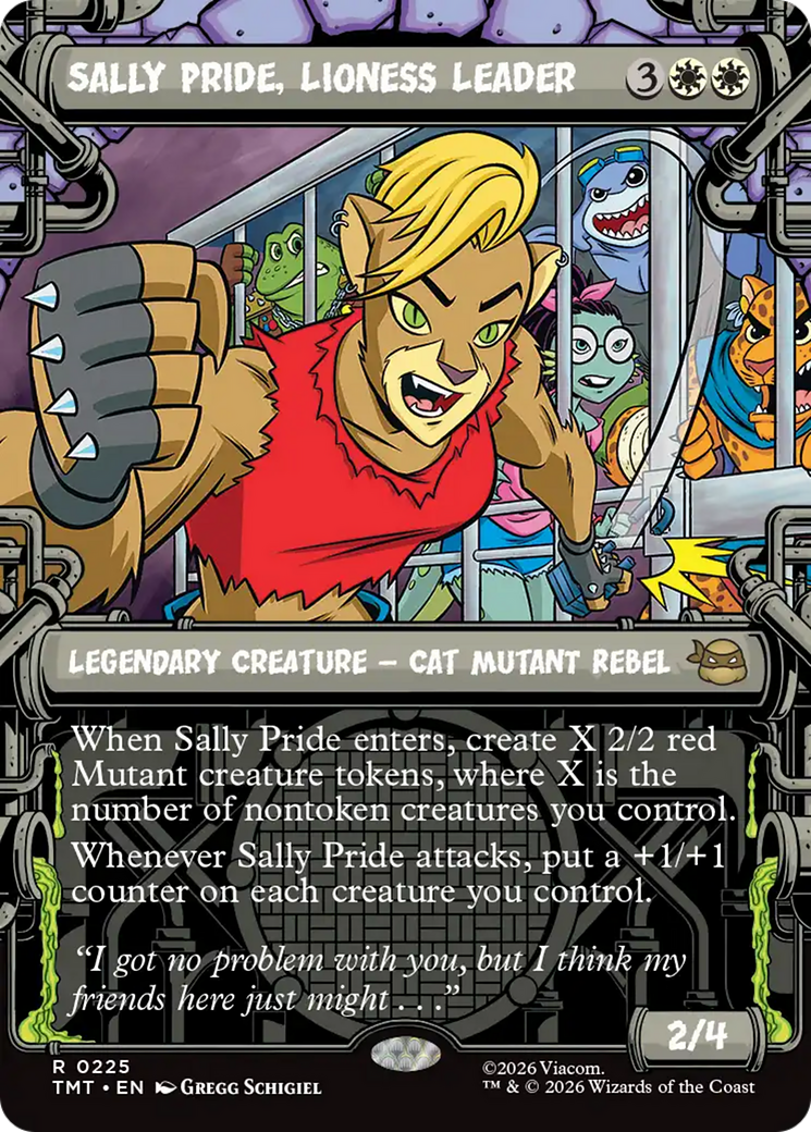 Sally Pride, Lioness Leader (Showcase) [Teenage Mutant Ninja Turtles] | Jack's On Queen