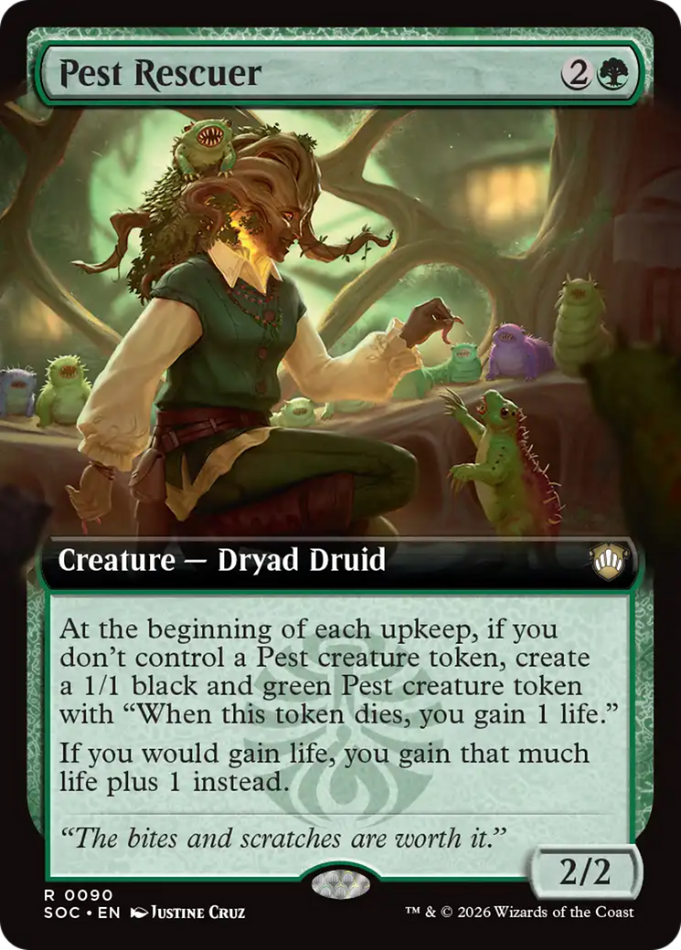 Pest Rescuer (Extended Art) [Secrets of Strixhaven Commander] | Jack's On Queen