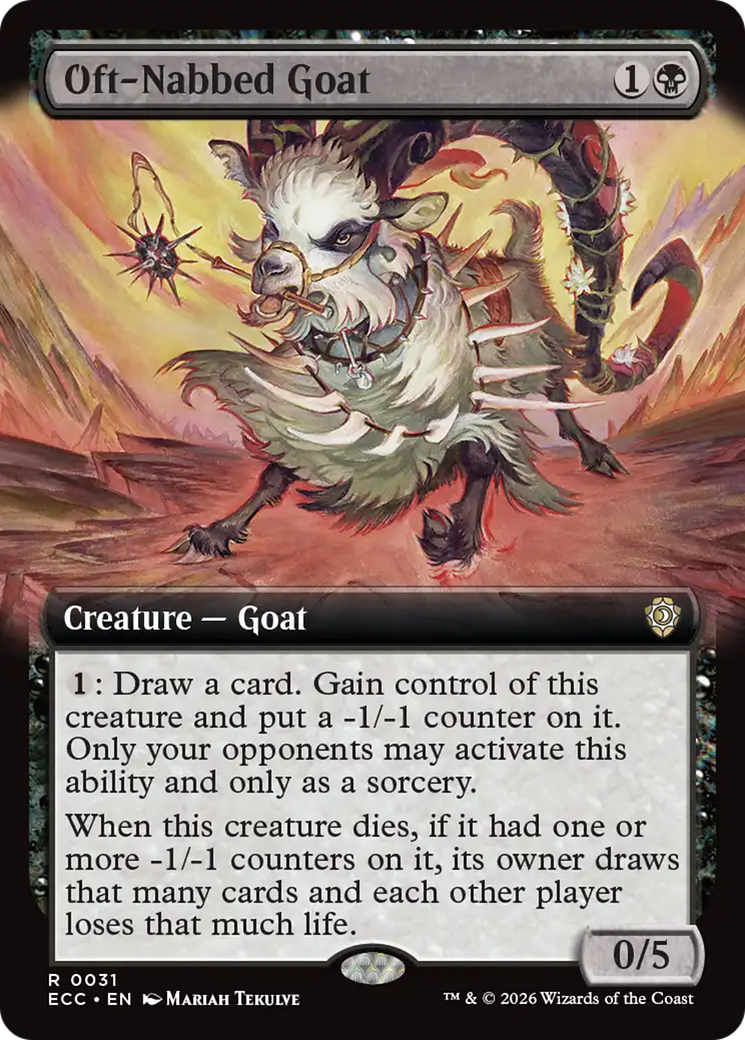 Oft-Nabbed Goat (Extended Art) [Lorwyn Eclipsed Commander] | Jack's On Queen