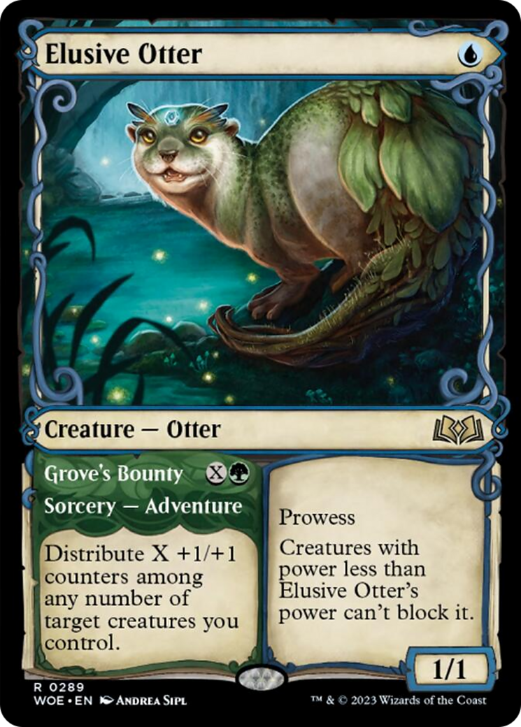 Elusive Otter // Grove's Bounty (Showcase) [Wilds of Eldraine] | Jack's On Queen