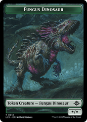 Fungus Dinosaur // Vampire Demon Double-Sided Token [The Lost Caverns of Ixalan Tokens] | Jack's On Queen