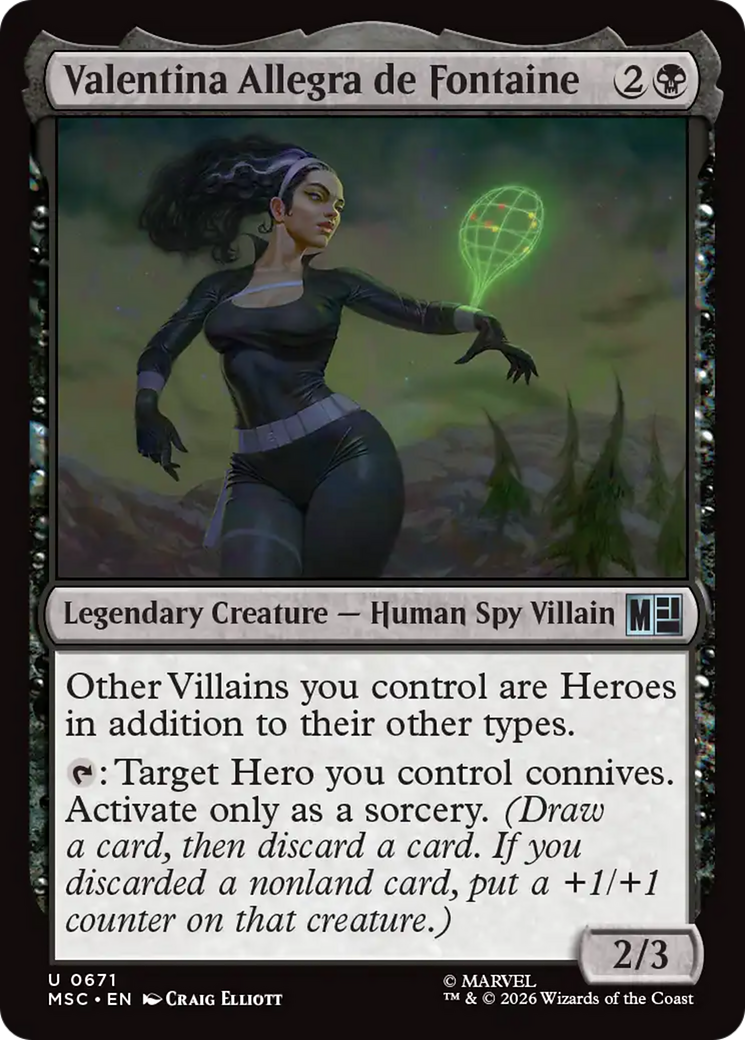 Valentina Allegra de Fontaine [Marvel Super Heroes Commander] | Jack's On Queen