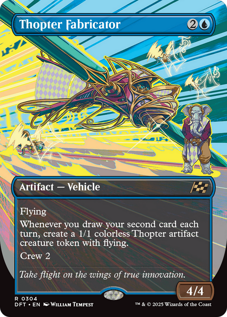 Thopter Fabricator (Borderless) [Aetherdrift] | Jack's On Queen
