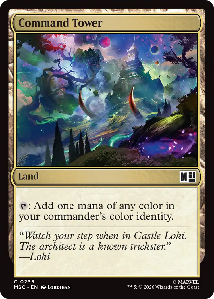 Command Tower (0235) (Surge Foil) [Marvel Super Heroes Commander] | Jack's On Queen