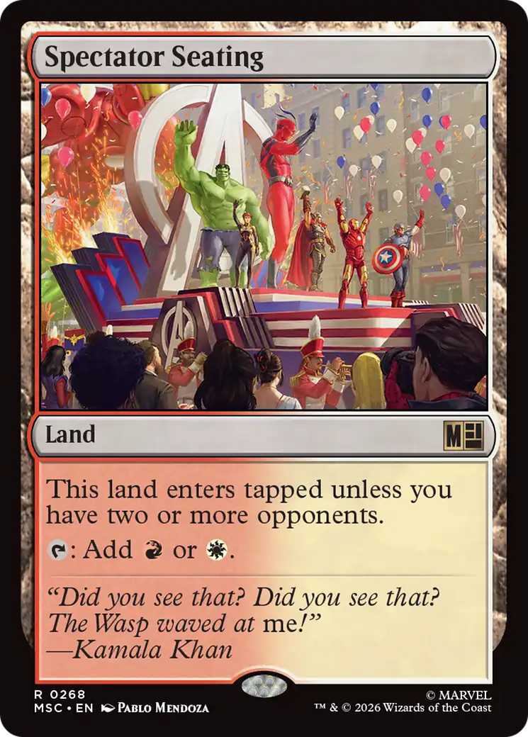 Spectator Seating [Marvel Super Heroes Commander] | Jack's On Queen