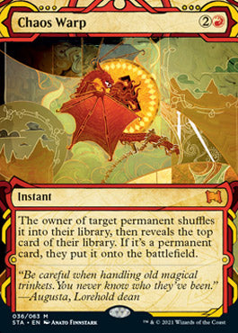 Chaos Warp (Foil Etched) [Strixhaven: Mystical Archive] | Jack's On Queen