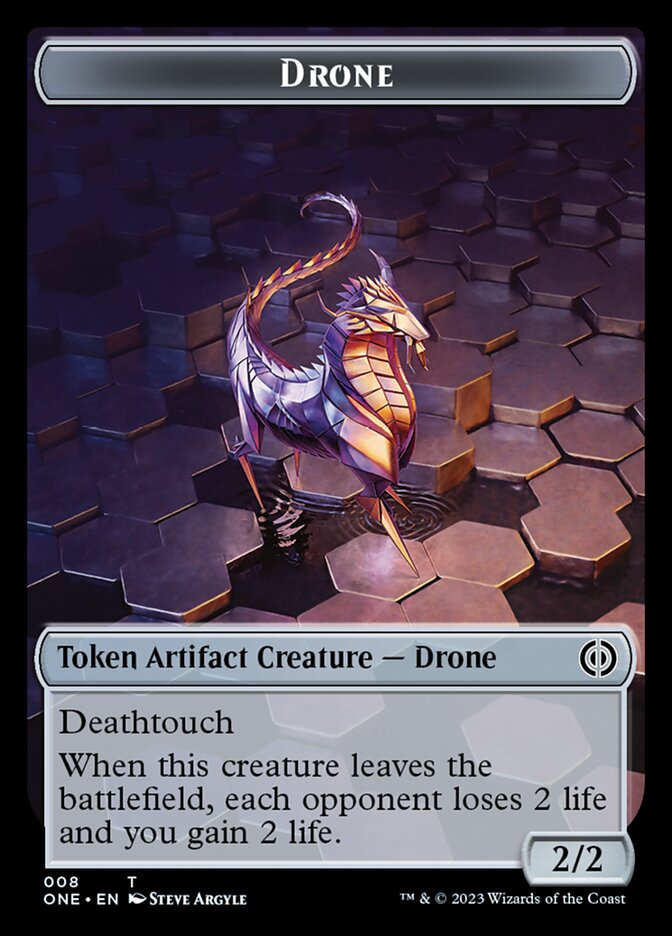 Drone Token [Phyrexia: All Will Be One Tokens] | Jack's On Queen