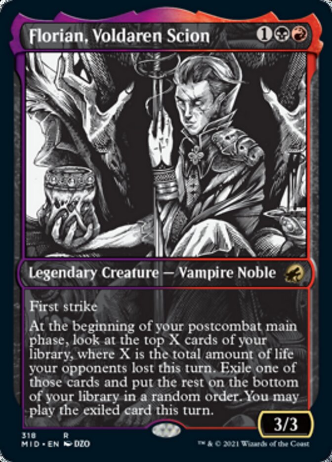 Florian, Voldaren Scion (Showcase Eternal Night) [Innistrad: Midnight Hunt] | Jack's On Queen