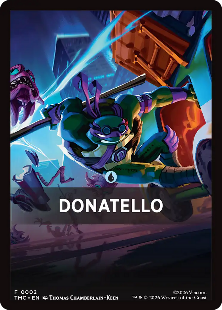 Donatello Theme Card [Teenage Mutant Ninja Turtles Commander Tokens] | Jack's On Queen
