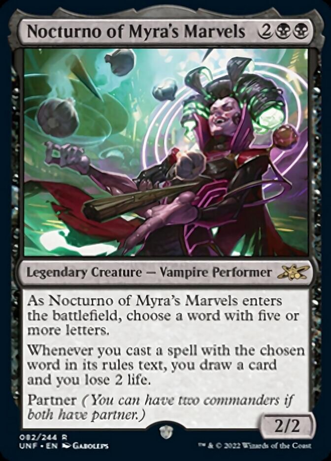 Nocturno of Myra's Marvels [Unfinity] | Jack's On Queen