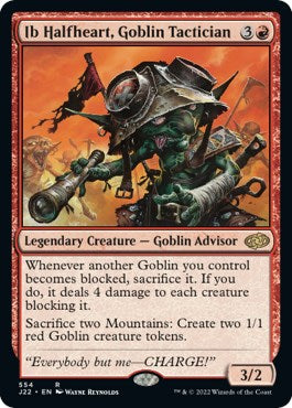 Ib Halfheart, Goblin Tactician [Jumpstart 2022] | Jack's On Queen