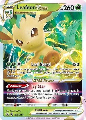 Leafeon VSTAR (SWSH195) [Sword & Shield: Black Star Promos] | Jack's On Queen