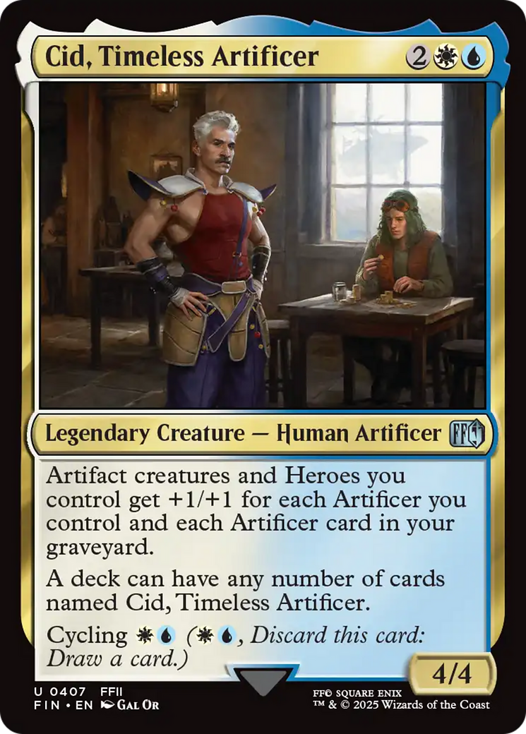 Cid, Timeless Artificer (0407) [FINAL FANTASY] | Jack's On Queen
