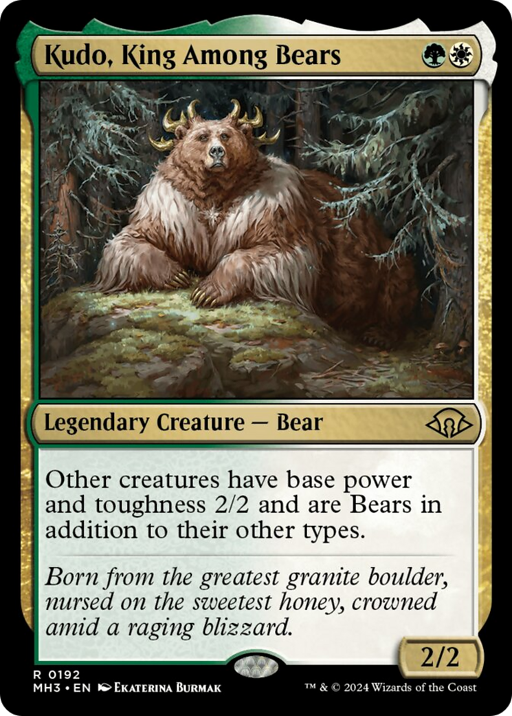 Kudo, King Among Bears [Modern Horizons 3] | Jack's On Queen