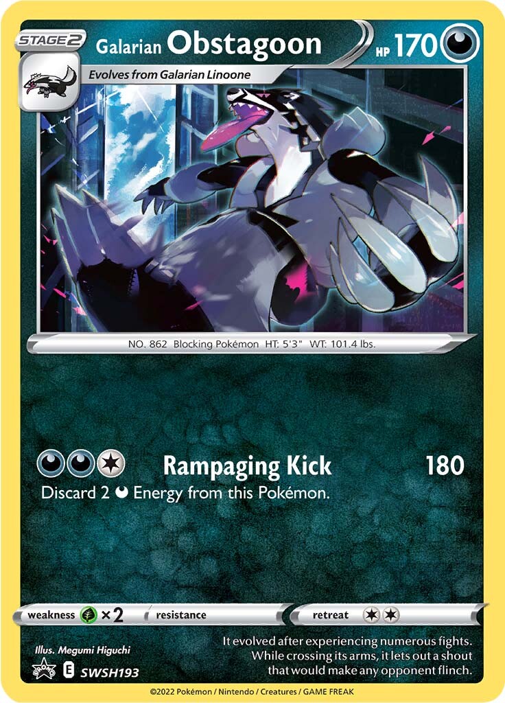 Galarian Obstagoon (SWSH193) [Sword & Shield: Black Star Promos] | Jack's On Queen