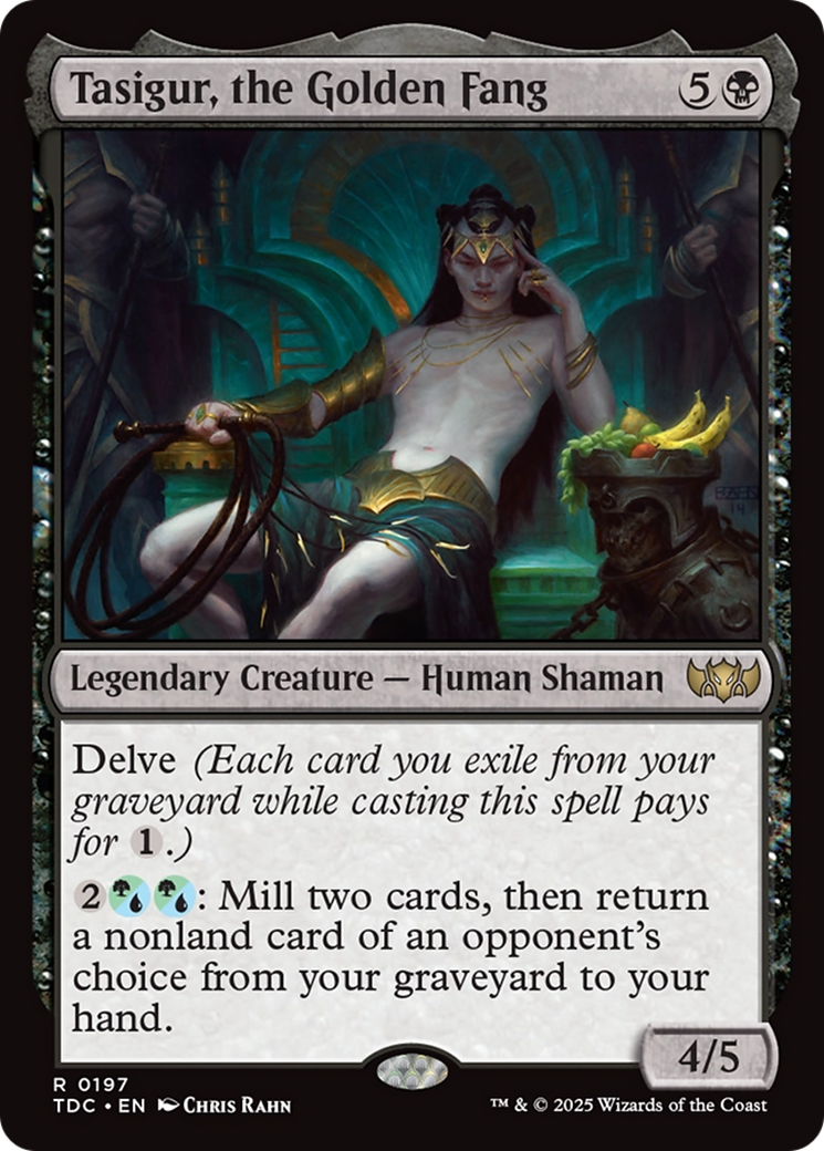 Tasigur, the Golden Fang [Tarkir: Dragonstorm Commander] | Jack's On Queen