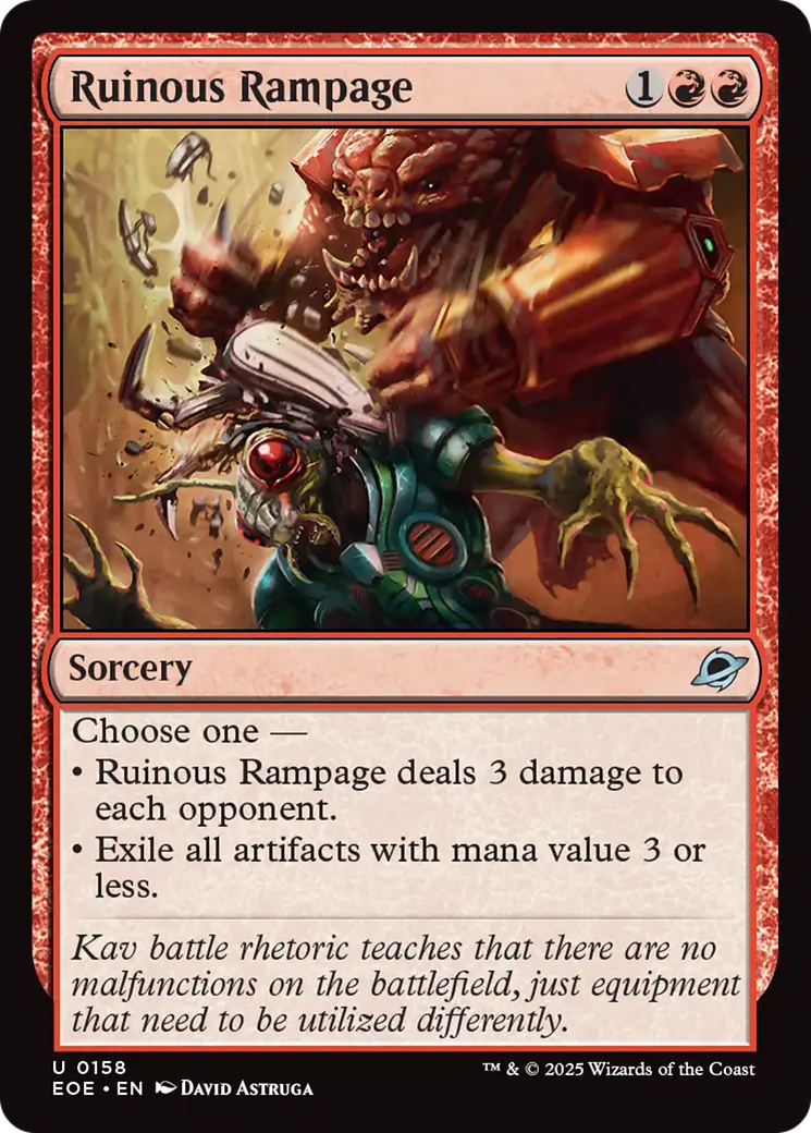Ruinous Rampage [Edge of Eternities] | Jack's On Queen