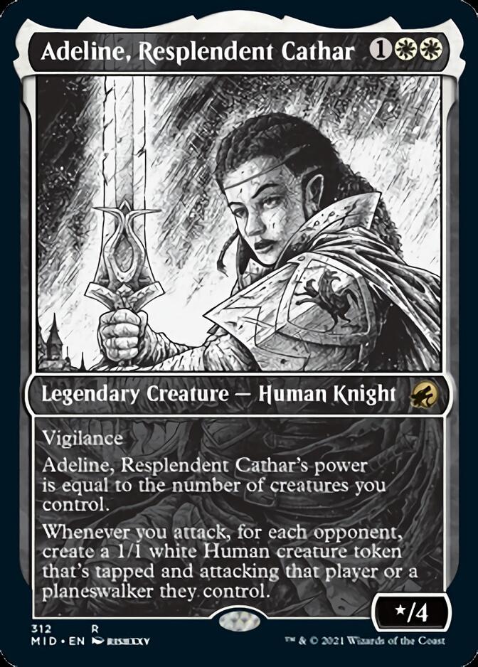Adeline, Resplendent Cathar (Showcase Eternal Night) [Innistrad: Midnight Hunt] | Jack's On Queen