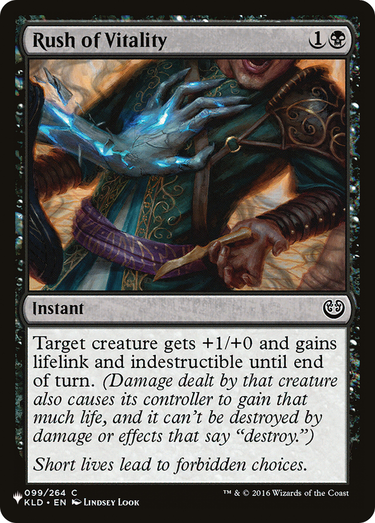 Rush of Vitality [The List] | Jack's On Queen