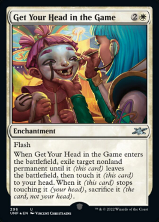 Get Your Head in the Game (Galaxy Foil) [Unfinity] | Jack's On Queen