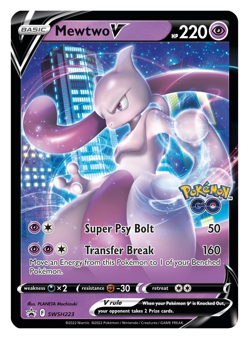 Mewtwo V (SWSH223) [Sword & Shield: Black Star Promos] | Jack's On Queen