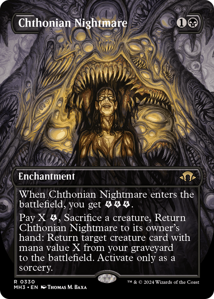 Chthonian Nightmare (Borderless) [Modern Horizons 3] | Jack's On Queen