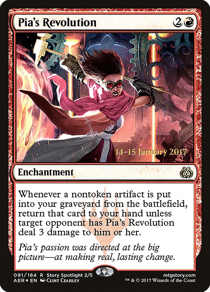 Pia's Revolution [Aether Revolt Prerelease Promos] | Jack's On Queen