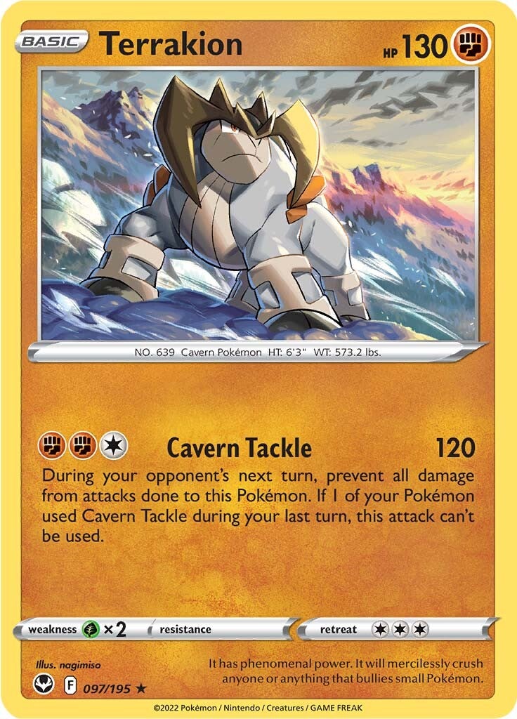 Terrakion (097/195) [Sword & Shield: Silver Tempest] | Jack's On Queen
