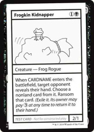 Frogkin Kidnapper (2021 Edition) [Mystery Booster Playtest Cards] | Jack's On Queen