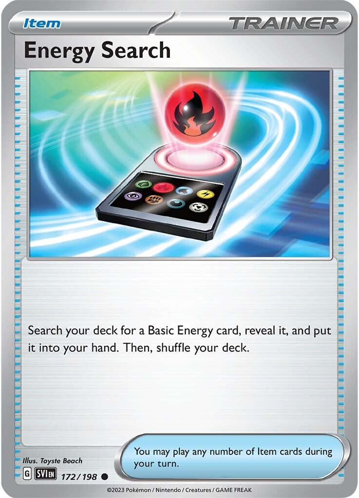 Energy Search (172/198) [Scarlet & Violet: Base Set] | Jack's On Queen