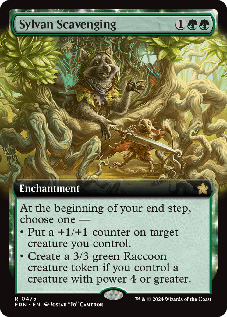 Sylvan Scavenging (Extended Art) [Foundations] | Jack's On Queen