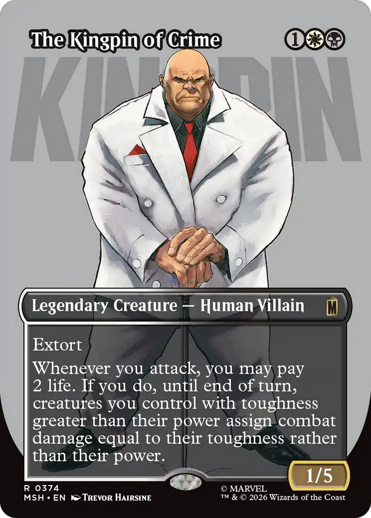 The Kingpin of Crime (Borderless) (0374) [Marvel Super Heroes] | Jack's On Queen