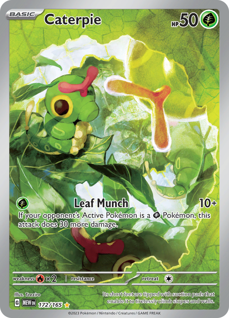 Caterpie (172/165) [Scarlet & Violet: 151] | Jack's On Queen