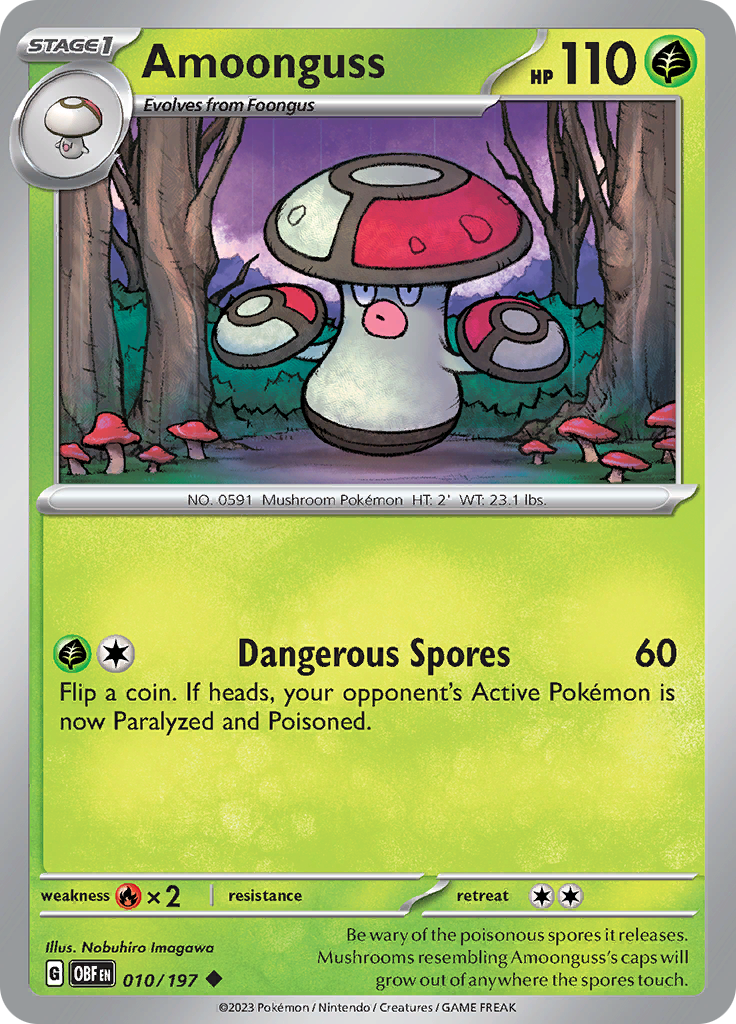 Amoonguss (010/197) [Scarlet & Violet: Obsidian Flames] | Jack's On Queen